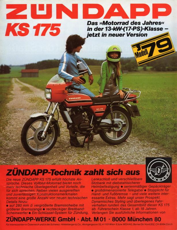 Zündapp KS 175 reklám