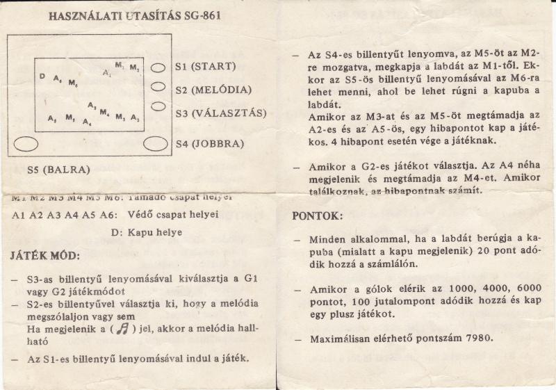 Kvarcjáték használati utasítás