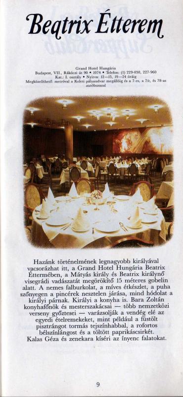 Az Éttermi kalauzban
