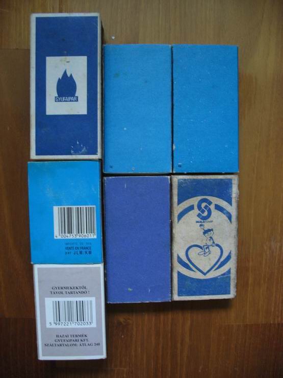 Gyufásdobozok hátulja