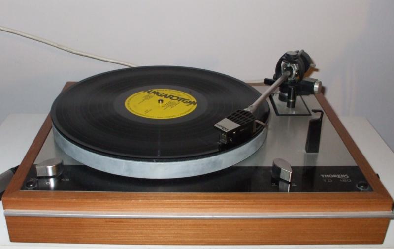 Thorens TD160 lemezjátszó a felújítás előtt